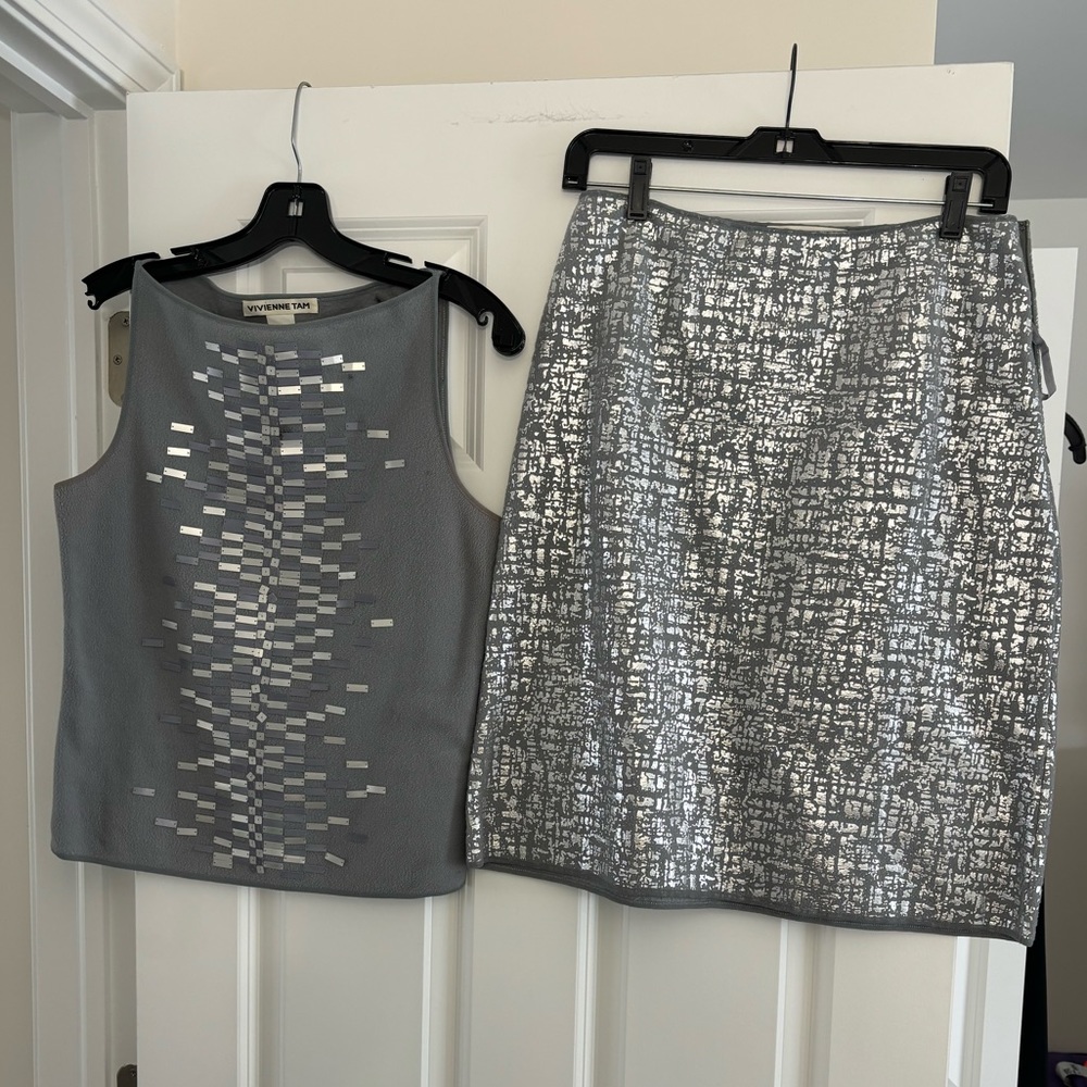 Vivienne Tam Skirt and Top sizes 1 and 2